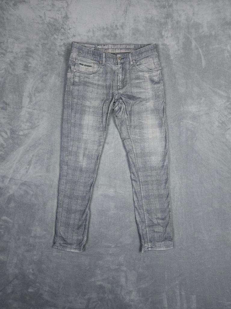 Pme Legend Broek Nightflight W32 L32 Slim Fit Geruit Chino, Maat 48/50 (M), ., Ophalen of Verzenden, Zo goed als nieuw