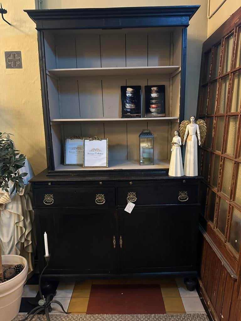 Oude antieke vitrine kast, Ophalen