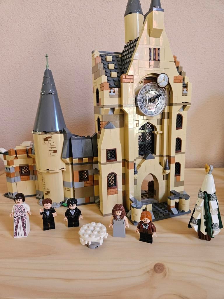 75948 - klokkentoren van harry potter hogwarts, Inclusief minifiguren, Gebruikt, Lego, Harry Potter