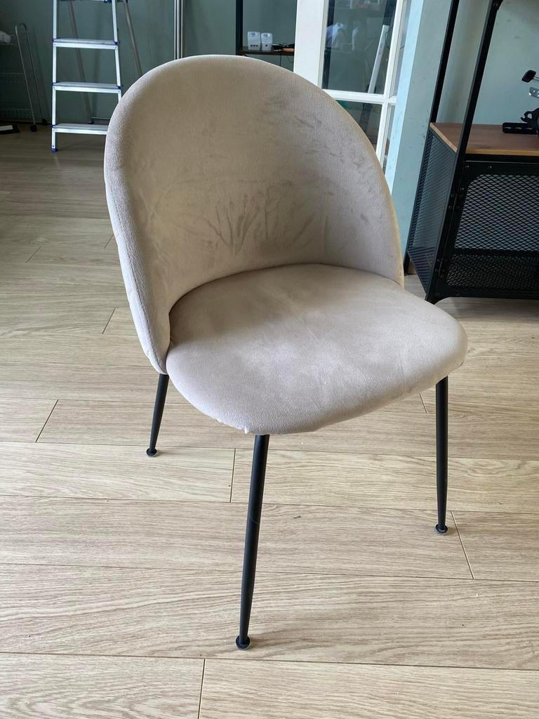 Twee velours stoelen, Huis en Inrichting, Ophalen, Gebruikt, Twee, Overige kleuren