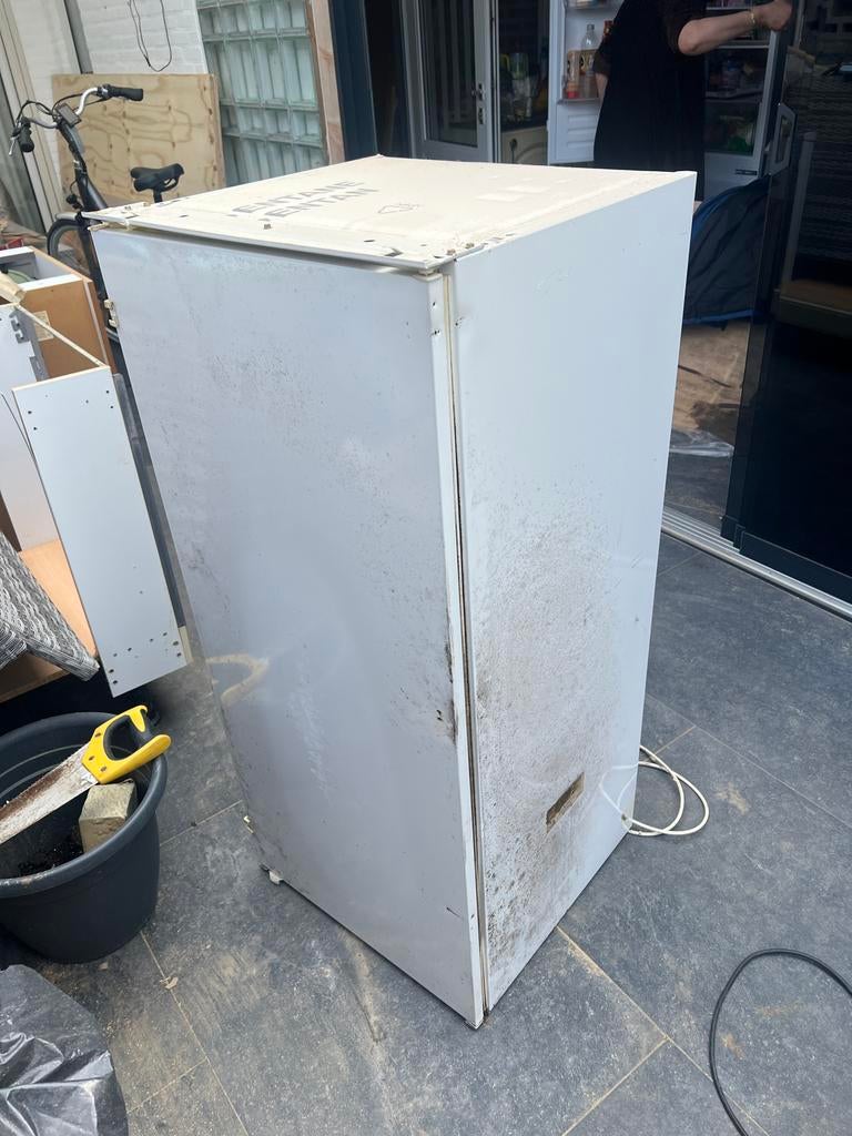 Zanussi inbouw koelkast, Witgoed en Apparatuur, Koelkasten en IJskasten, Ophalen, Gebruikt, 120 tot 140 cm, 100 tot 150 liter