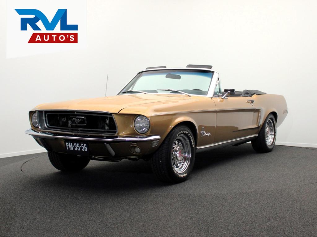 Ford USA Mustang Cabrio 289 V8 1968 Aut *Gerestaureerd* C-Co, Auto's, Achterwielaandrijving, 4800 cc, Zwart, Overige kleuren