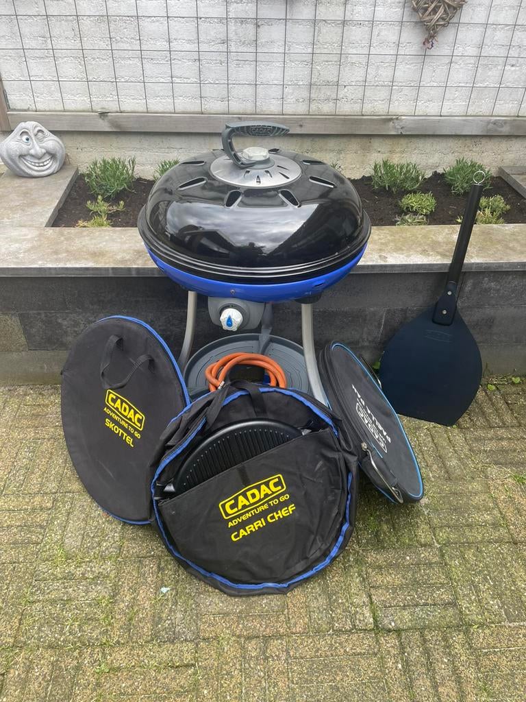 Cadac skottelbraai carri chef met paella pan, Ophalen, Zo goed als nieuw