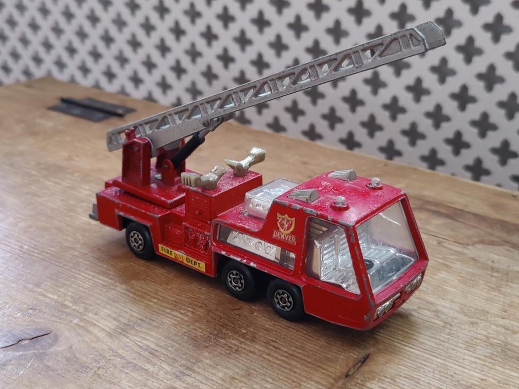 Matchbox Super Kings Brandweer K-9 ROOD, Ophalen of Verzenden, Bus of Vrachtwagen