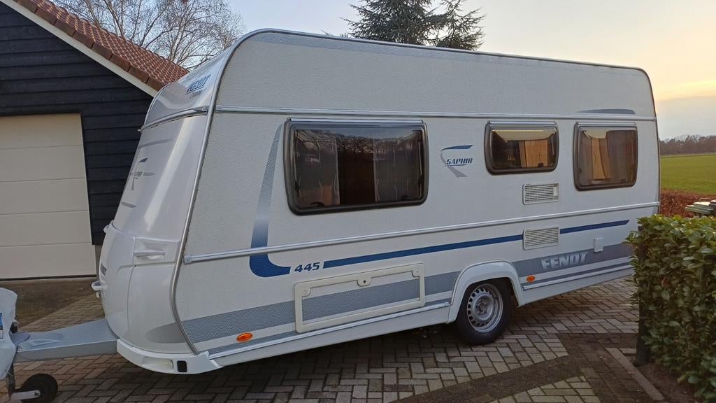 Fendt 445 TF ,mover ,luifel nieuwe bovag ,2015, Rondzit, Frans bed, Particulier, Schokbreker