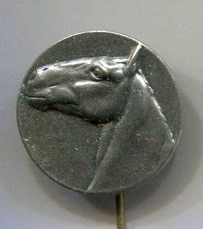 Paarden hoofd zilverkleurig speldje ( N_062 ), Verzenden, Nieuw, Dier of Natuur, Speldje of Pin