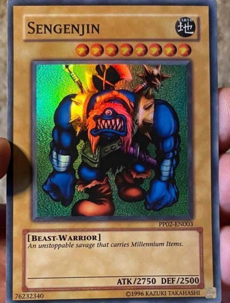 Yu-Gi-Oh! Sengenjin PP02 Premium Pack 2 Print !, Ophalen of Verzenden, Zo goed als nieuw, Losse kaart, Foil