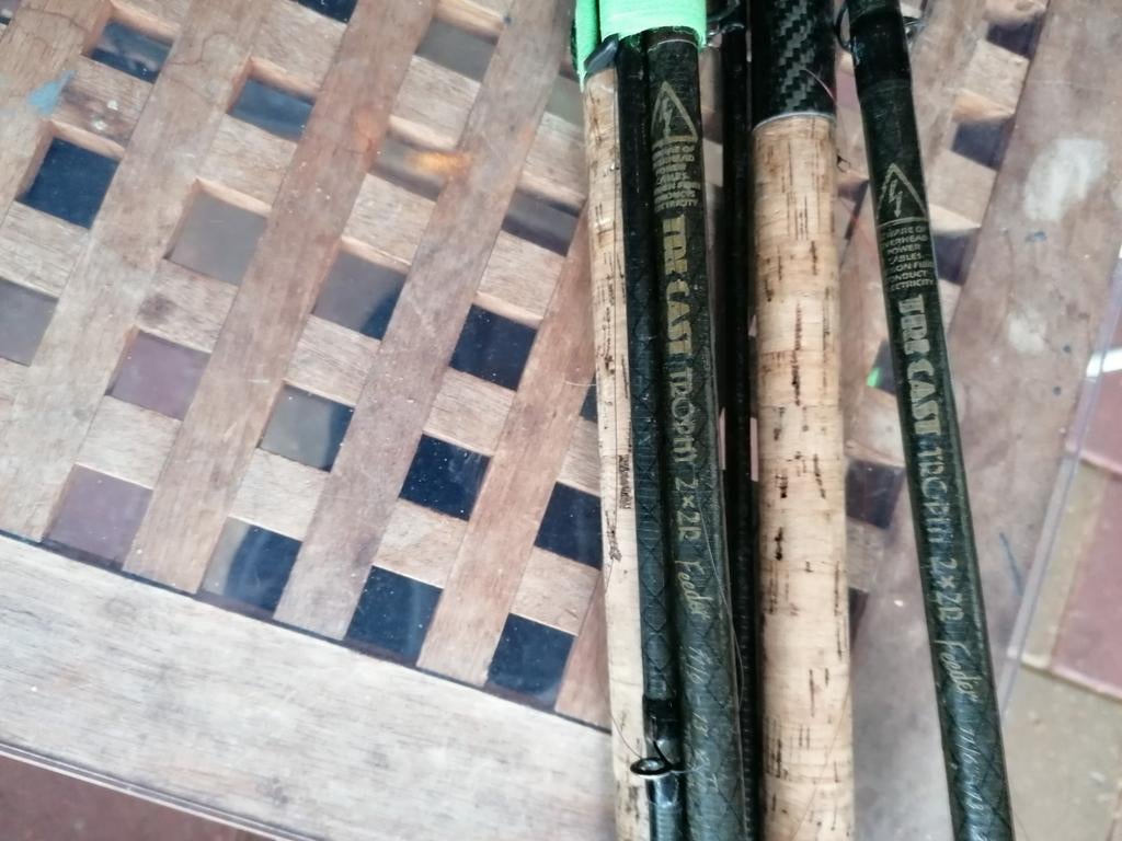 TRP CAST Trophy 2x2D Feeder Hengels, Watersport en Boten, Hengelsport | Algemeen, Gebruikt, Complete hengel, Ophalen