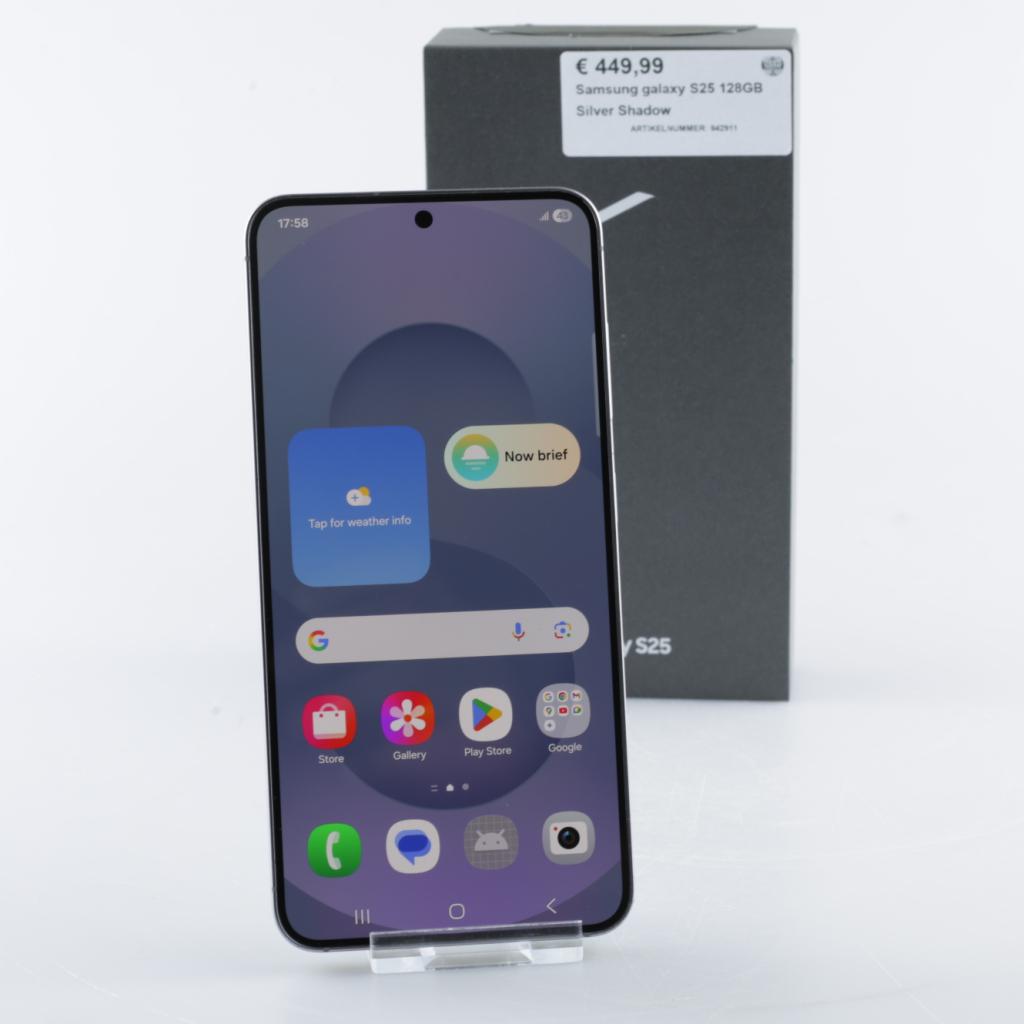 Samsung Galaxy S25 128GB Silver Shadow in doos, Samsung, Gebruikt, Support@Samsung.com, 129, Samsung-ro, Yeongtong-gu
Suwon-si, Gyeonggi-do 16677
South Korea