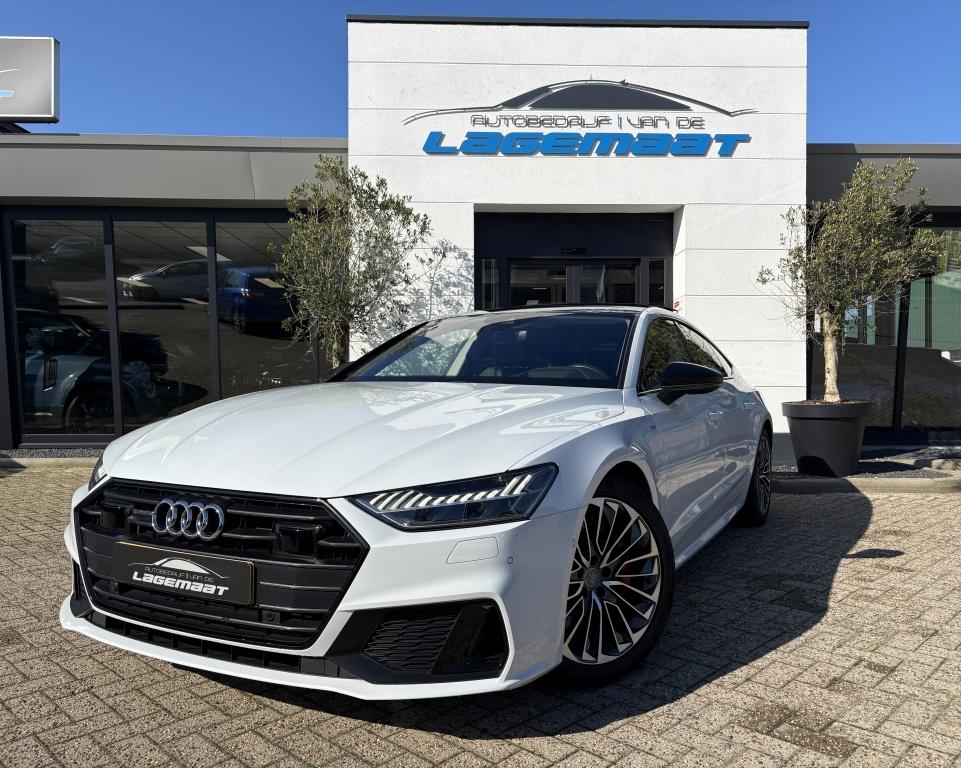 Audi A7 Sportback Sportback 55 TFSI-e Quattro | Competition, Gebruikt, Euro 6, Wit, Leder