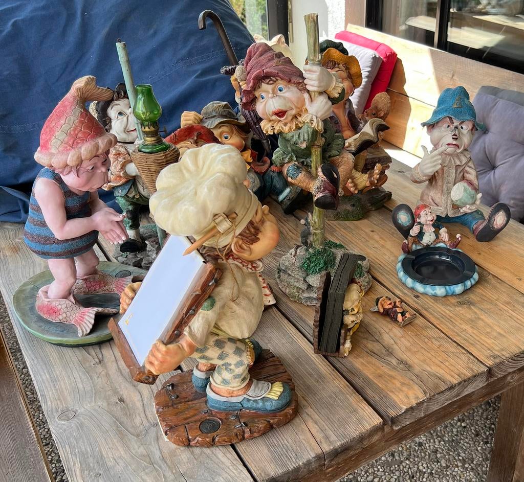 9 Verschillende leuke LAVEN (Efteling) Alles één koop samen, Verzamelen, Ophalen of Verzenden, Gebruikt, Beeldje of Poppetje