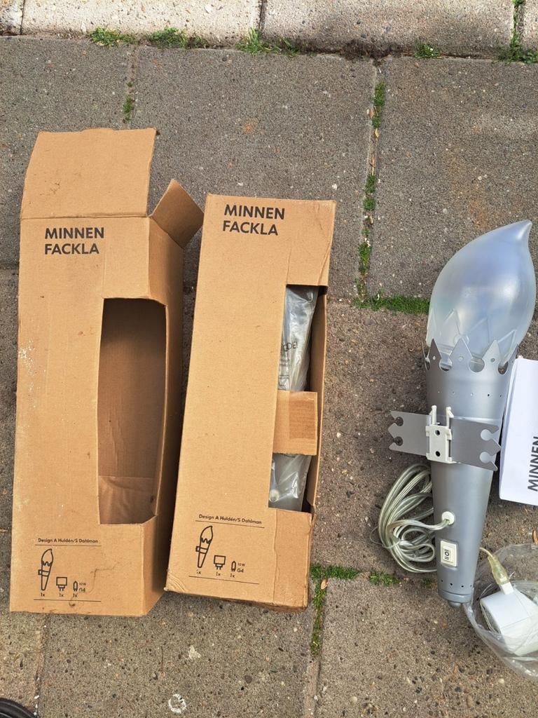 IKEA MINNEN FACKLA wandlamp/nachtlampje, Ophalen, Nieuw, Kan overal