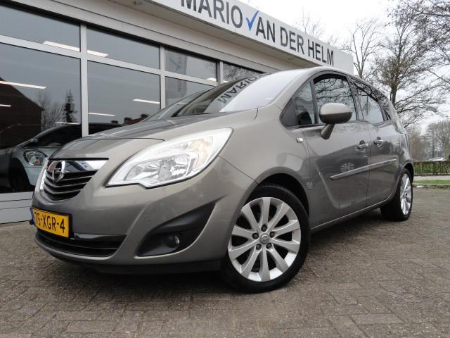 Opel Meriva 1.4 Turbo Cosmo Airco/Navigatie, Voorwielaandrijving, Euro 5, Stof, Gebruikt