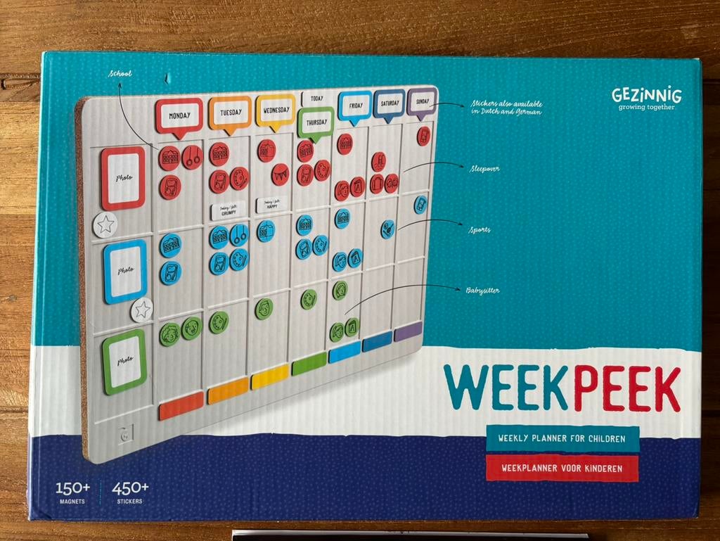 Weekplanner magnetisch, Kinderen en Baby's, Ophalen of Verzenden, Zo goed als nieuw