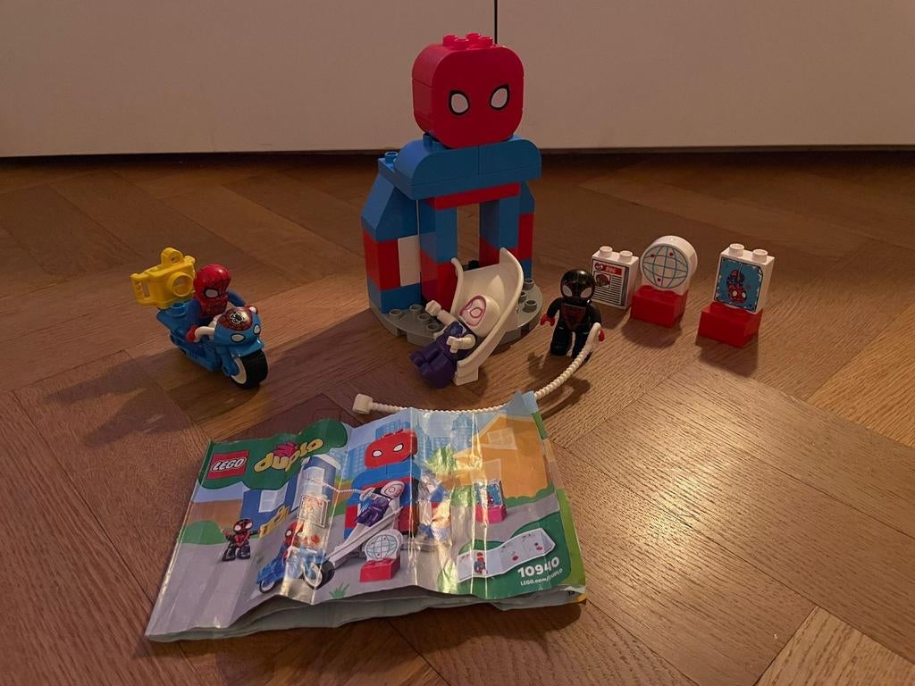 LEGO Duplo Spiderman set 10940 compleet met boekje, Ophalen of Verzenden