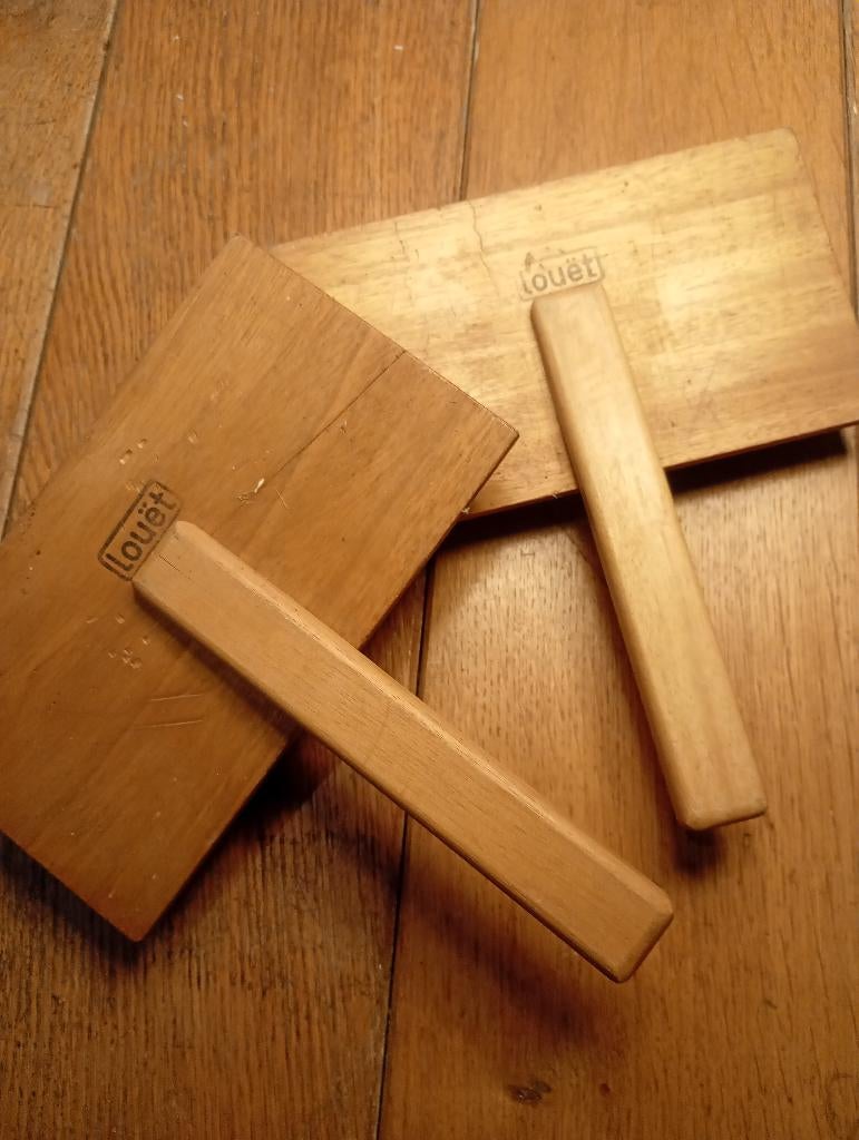 LOUET HAND KAARD BORSTELS, Hobby en Vrije tijd, Spinnewielen en Spinnen, Ophalen of Verzenden, Gebruikt, Onderdelen en Toebehoren