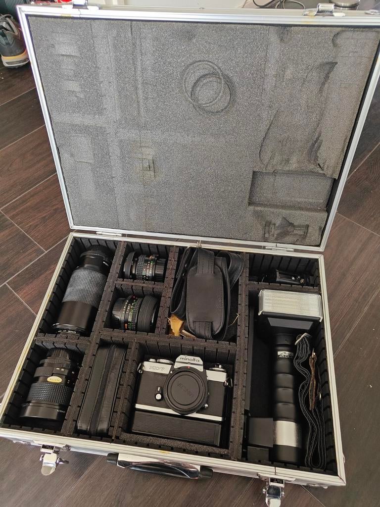 Minolta XD7 complete set, Ophalen of Verzenden, Gebruikt, Spiegelreflex, Minolta