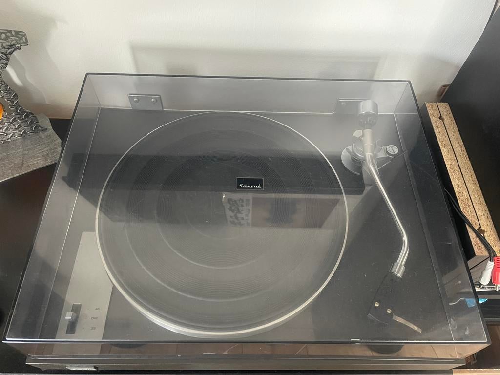 Sansui SR-222 MKII platenspeler, Overige merken, Gebruikt, Pitch-regelaar, Ophalen of Verzenden