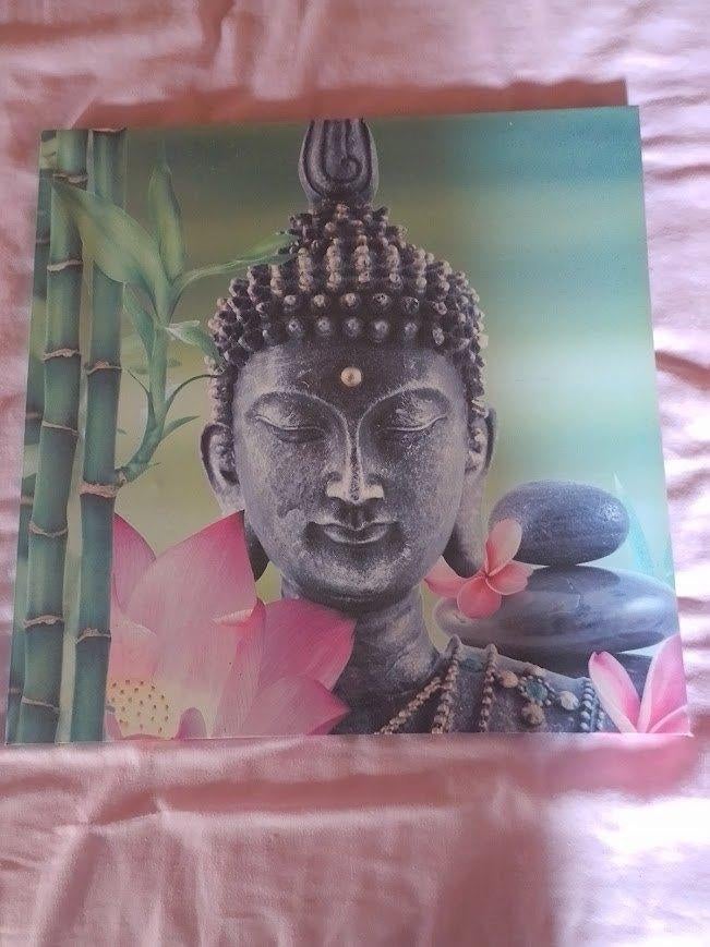 canvas  boedha, Huis en Inrichting, Woonaccessoires | Schilderijen, Tekeningen en Foto's, Ophalen, Minder dan 50 cm, Gebruikt