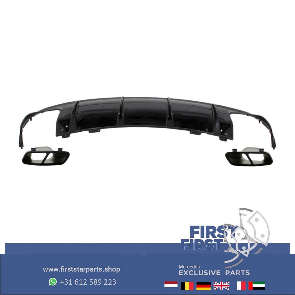 W117 CLA45 AMG DIFFUSER + UITLAAT SIERSTUKKEN AERO PAKKET Me, Gebruikt, -, Ophalen of Verzenden, -