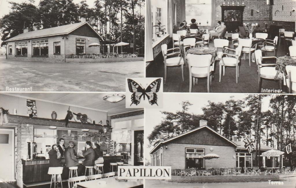 Denekamp     Camping Papillon, Ophalen of Verzenden, 1940 tot 1960, Gelopen, Gelderland