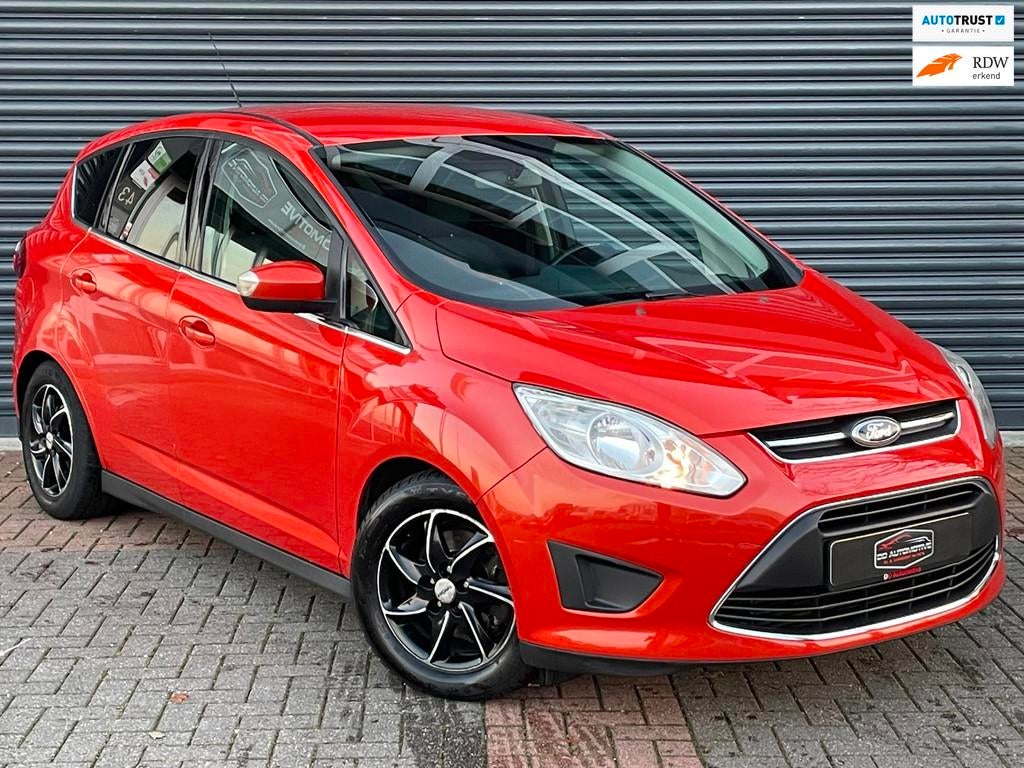 Ford C-Max 1.6 EcoBoost 150 Pk Titanium Trekhaak | Stoelverw, Voorwielaandrijving, Stof, Gebruikt, Zwart