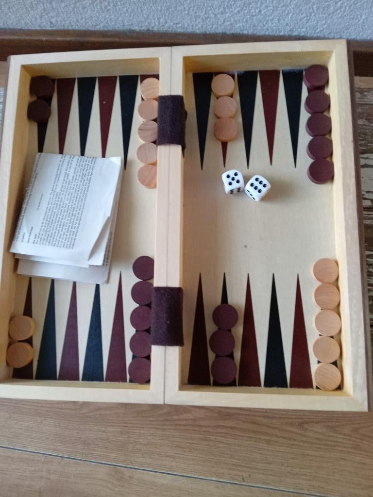 Backgammon spel z.g.a.n., Ophalen of Verzenden