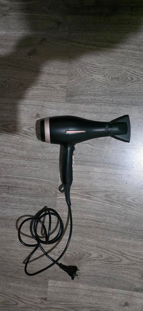 Carmen Föhn - Zwart met Roségoud Accenten, Ophalen, Zo goed als nieuw, Föhn of Haardroger