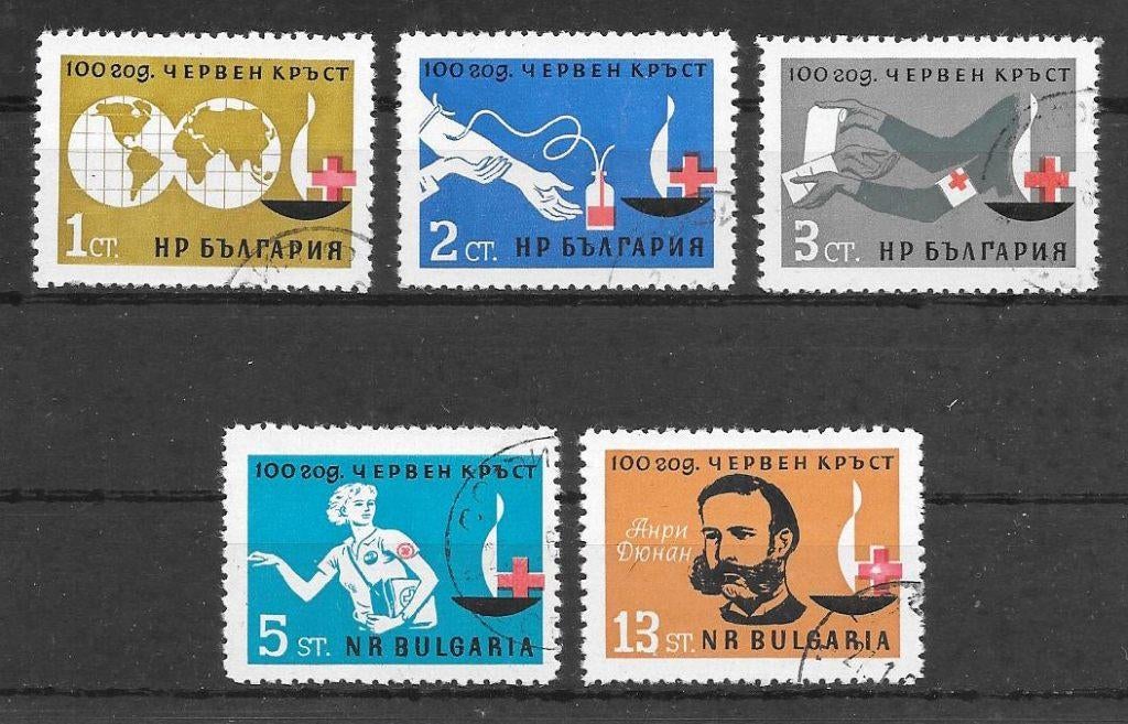 Bulgarije 1964 Rode Kruis, Verzenden, Bulgarije, Gestempeld