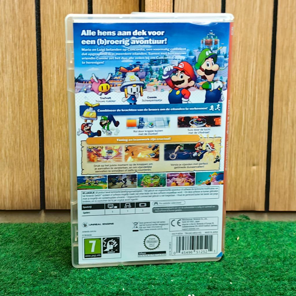 Mario & Luigi Brothership - Nintendo Switch Game, Nintendo, Zo goed als nieuw, Support@nintendo.com, 11-1 Hokotate-cho, Kamitoba, Minami-ku
Kyoto 601-8501
Japan