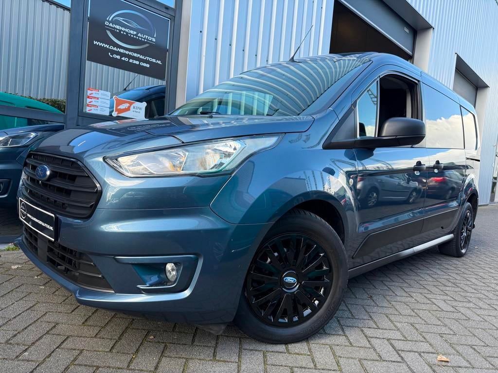 Ford Transit Connect 1.0 benzine L2 maxi dubbel schuif, 101 pk, Gebruikt, Blauw, Handgeschakeld