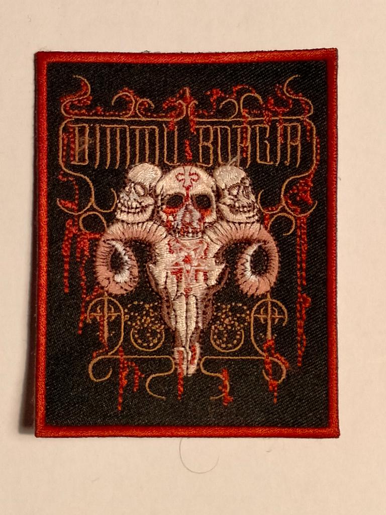 Dimmu Borgir heavy metal rock muziek patch embleem logo, Verzamelen, Ophalen of Verzenden, Gebruikt, Kleding