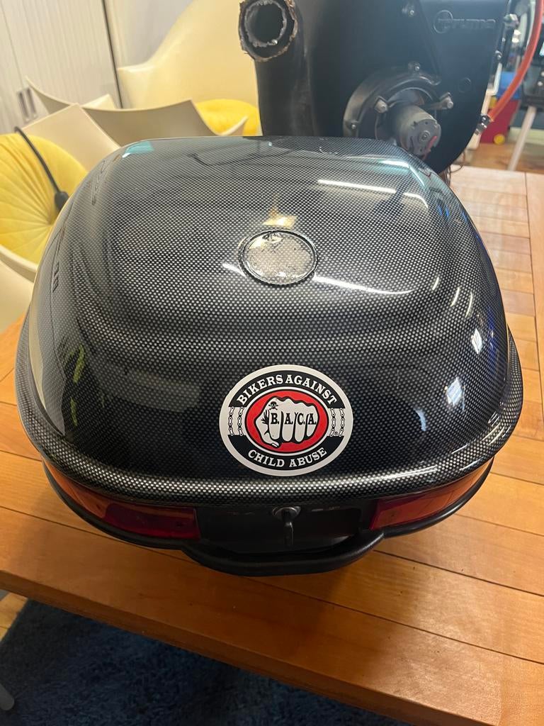 Universele bagagekoffer voor motor of scooter, Ophalen, Gebruikt