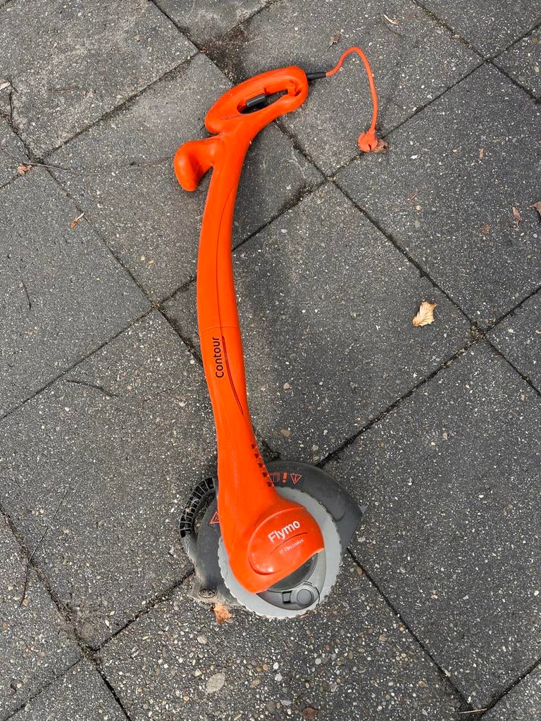Flymo Contour grastrimmer, Tuin en Terras, Grastrimmers, Ophalen, Gebruikt, 10 tot 30 cm, Elektrisch