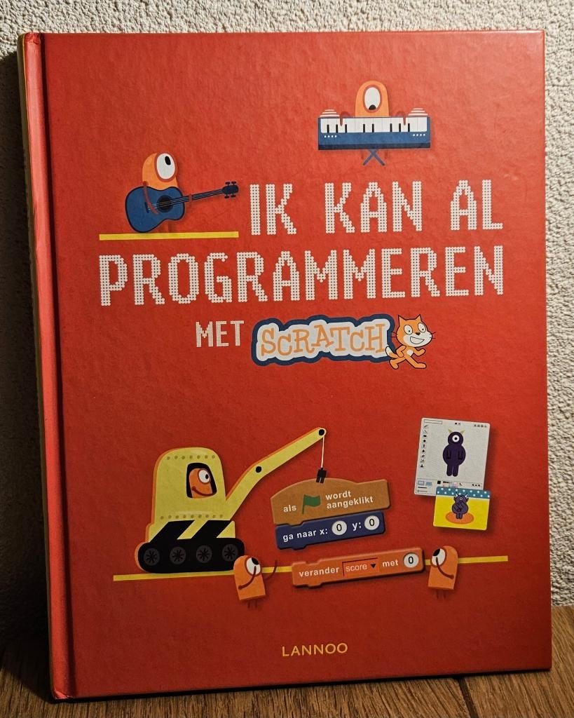 Scratch, leren programmeren, fraai boek voor iedereen!Gaaf!, Ophalen of Verzenden, Zo goed als nieuw, Programmeertaal of Theorie