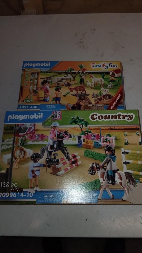2 x playmobil set, Ophalen of Verzenden, Zo goed als nieuw