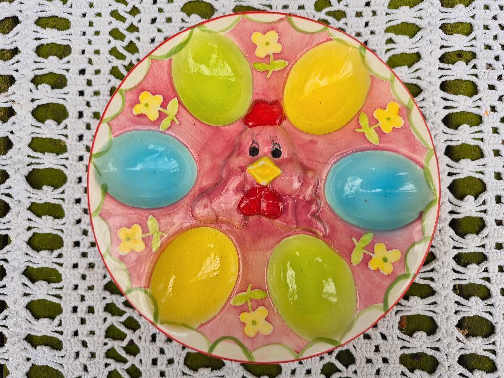 eierbordje/eierschaaltje, Huis en Inrichting, Keuken | Servies, Overige typen, Ophalen of Verzenden, Zo goed als nieuw, Overige stijlen