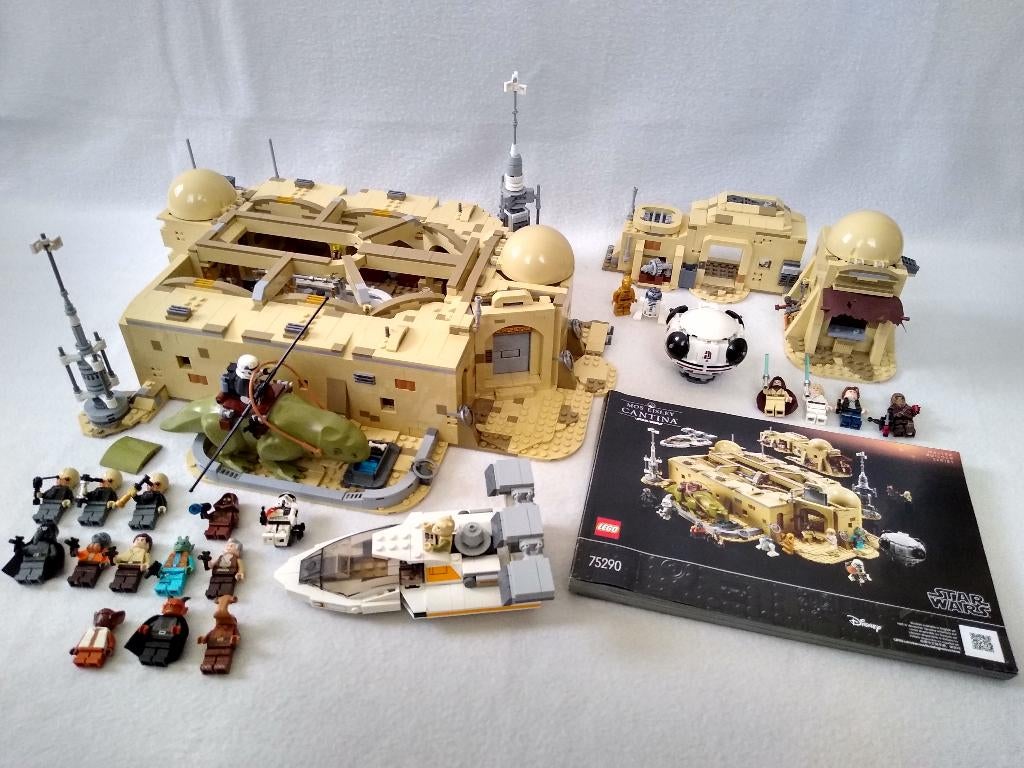 Lego Star Wars 75290 Mos Eisley Cantina, Ophalen of Verzenden, Zo goed als nieuw, Complete set, Lego