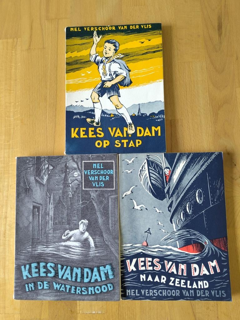 3 Boekjes Kees van Dam - Nel Verschoor-van der Vlis, Ophalen of Verzenden, Gelezen, Fictie algemeen