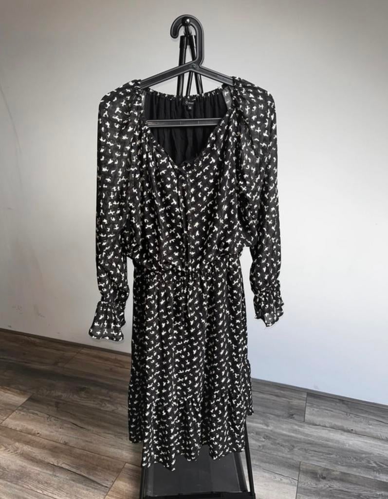 G-maxx dames jurk M, Ophalen of Verzenden, Zwart, Onder de knie