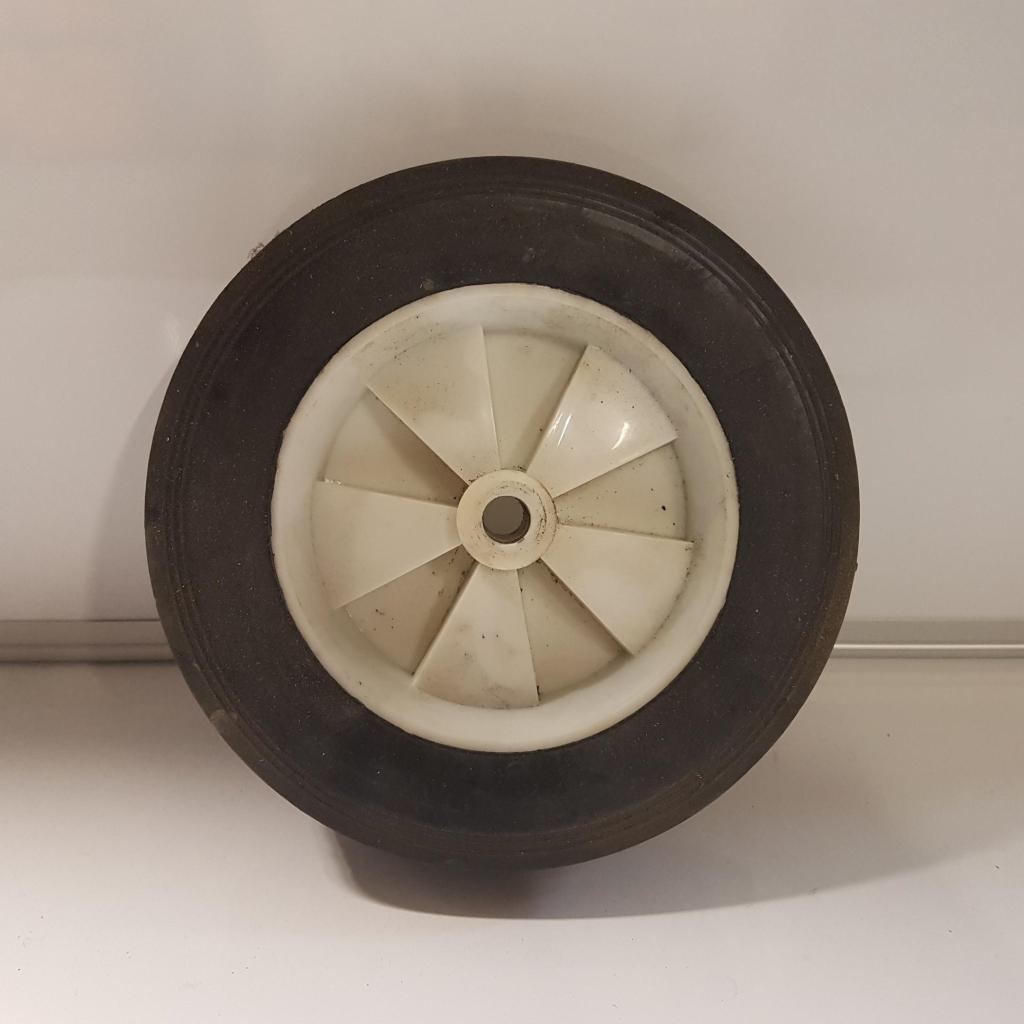 Massief kunststof wielen met rubber band set van 4, Doe-het-zelf en Verbouw, Zwenkwielen, Niet ingevuld, Gebruikt, Niet ingevuld