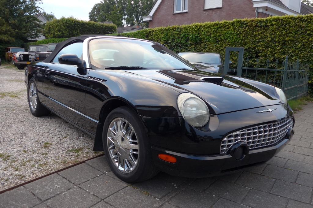 Ford Thunderbird Thunderbird Duits kenteken (bj 2003), Auto's, Automaat, 0 cilinders, Gebruikt, Zwart