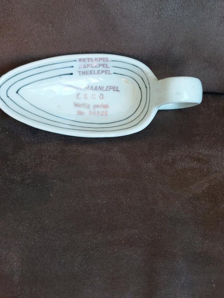 Levertraan lepel, Ophalen of Verzenden, Gebruikt