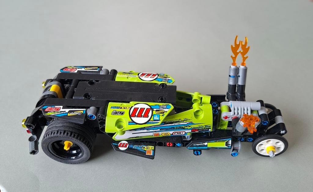 LEGO TECHNIC - Dragster (42103), Kinderen en Baby's, Speelgoed | Duplo en Lego, Zo goed als nieuw, Lego, Complete set, Ophalen of Verzenden