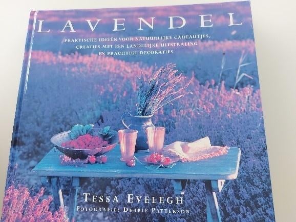 Boek vol lavendel decoraties, ideeën voor cadeautjes, etc., Ophalen of Verzenden, Zo goed als nieuw, Overige onderwerpen