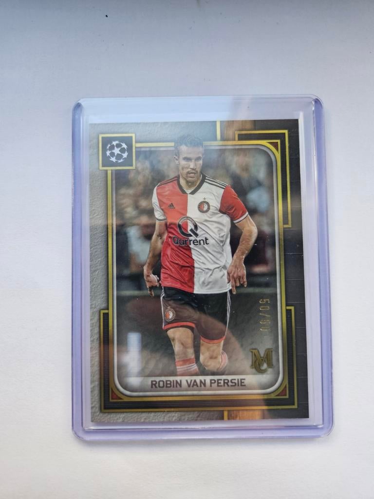 Robin van Persie Topps Museum Collection 50/50, Ophalen of Verzenden, Zo goed als nieuw, Feyenoord, Spelerskaart