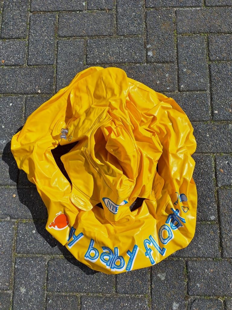 ZGAN Baby zwemband/babyfloat geel, Ophalen, Zo goed als nieuw