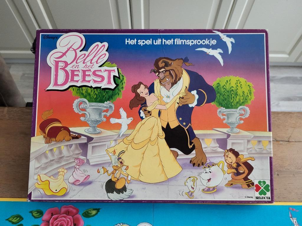 spel Belle en het Beest vintage! Disney bordspel, Hobby en Vrije tijd, Gezelschapsspellen | Bordspellen, Een of twee spelers, Ophalen of Verzenden