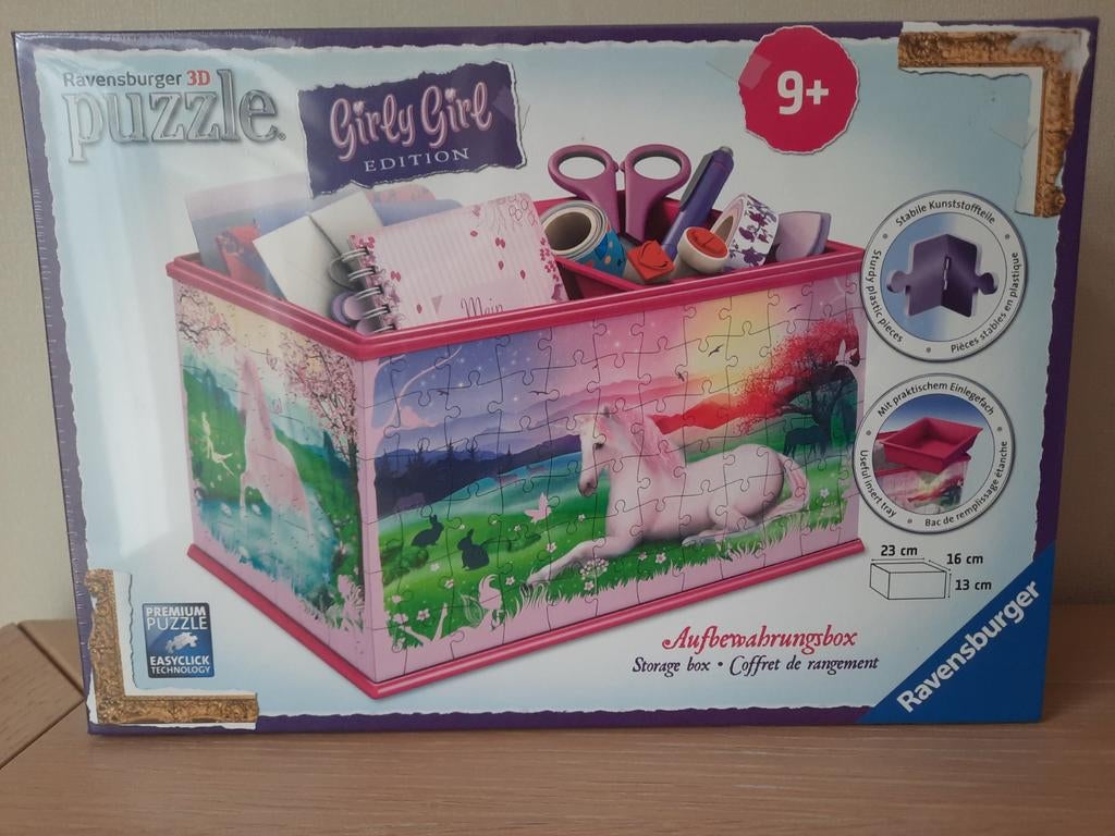 Ravensburger 3D puzzel unicorn, Ophalen of Verzenden, Meer dan 50 stukjes, Zo goed als nieuw, 6 jaar of ouder