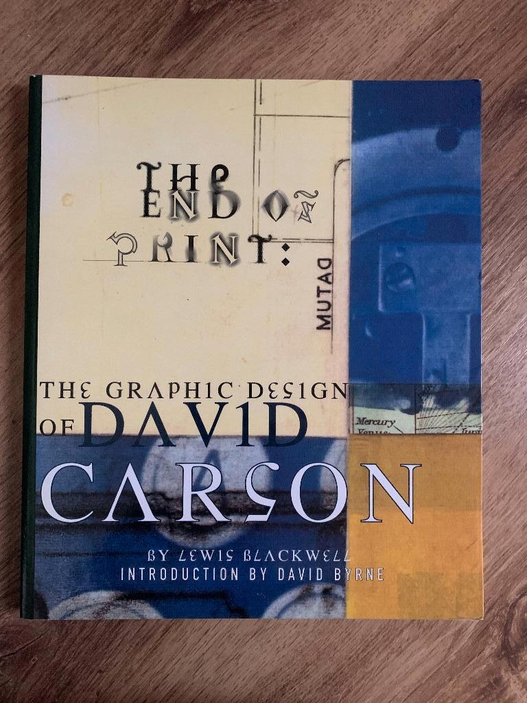 The End of Print - The graphics design of David Carson, Zo goed als nieuw, Overige onderwerpen, Lewis Blackwell, Ophalen of Verzenden